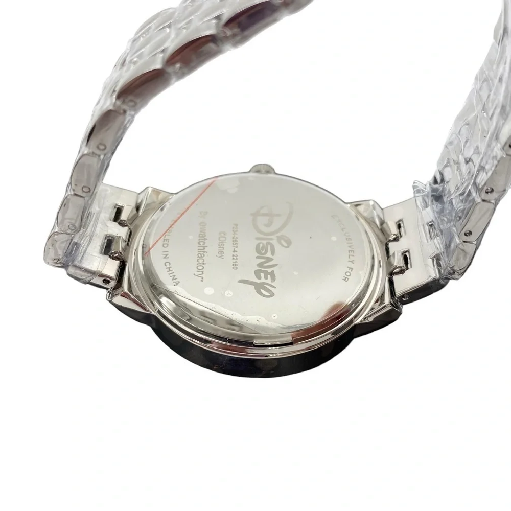 Disney Mickey and Minnie Mouse Women’s Crazy In Love Silver Alloy Watch